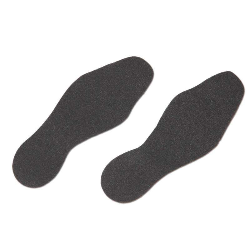 Sinal advertência Antirutschbelag™ Universal, preto, forma sapato, 95 x 265 mm (1 par), 10 uni.