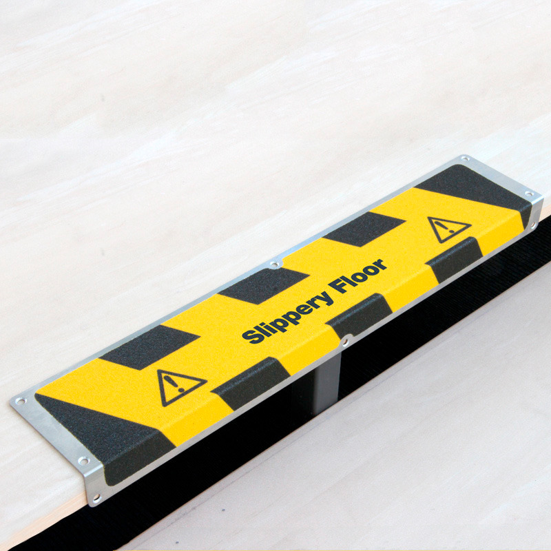 Krawędziowy profil antypoślizgowy, aluminium m2, „Slippery Floor”, szer. 635 mm