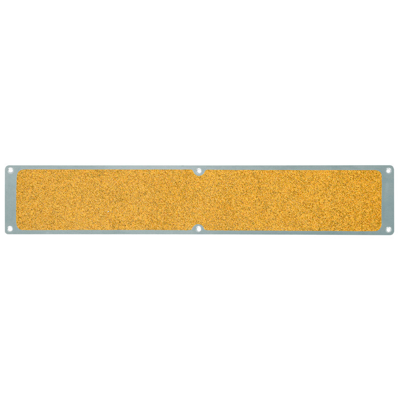 Antirutschplatte, Aluminium m2, Public 46, gelb, 635 x 114 mm