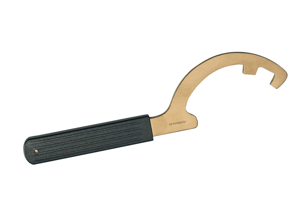 Hákový spojkový klíč B-C, z bronzu, nejiskřivý, pro použití v Ex oblasti