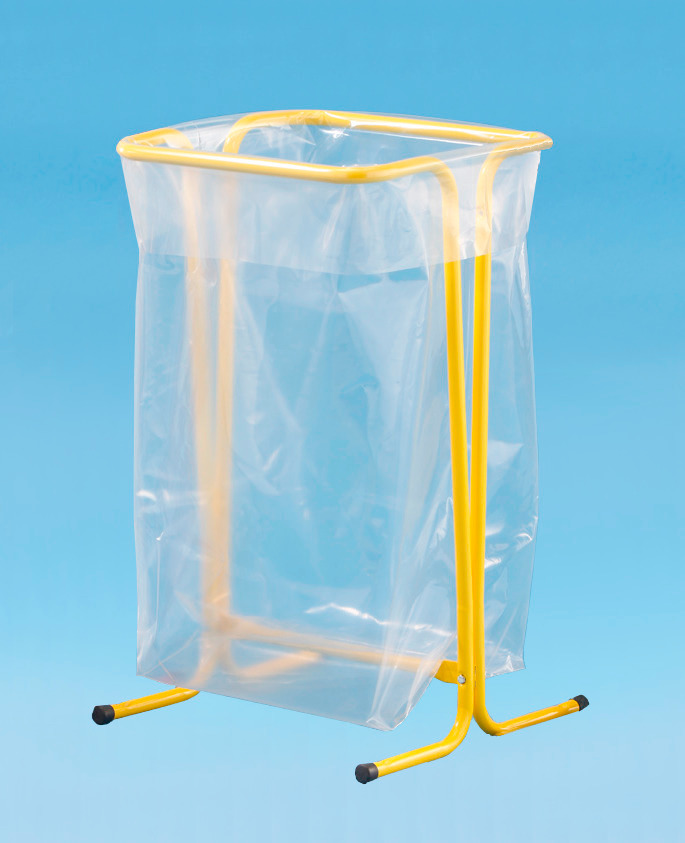 Soporte Para Bolsas De Basura De 120 Litros, Fijo, Amarillo