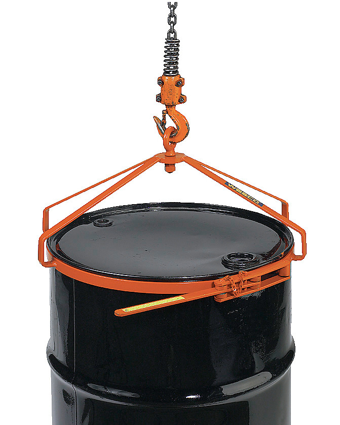 Overhead Drum Lifter Steel Construction Powder Coated Three