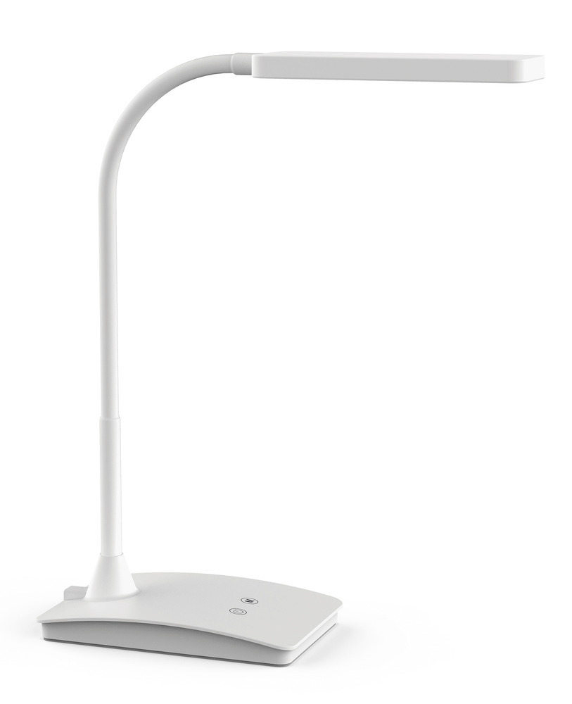 Lampe de table à LED Rhea, blanche