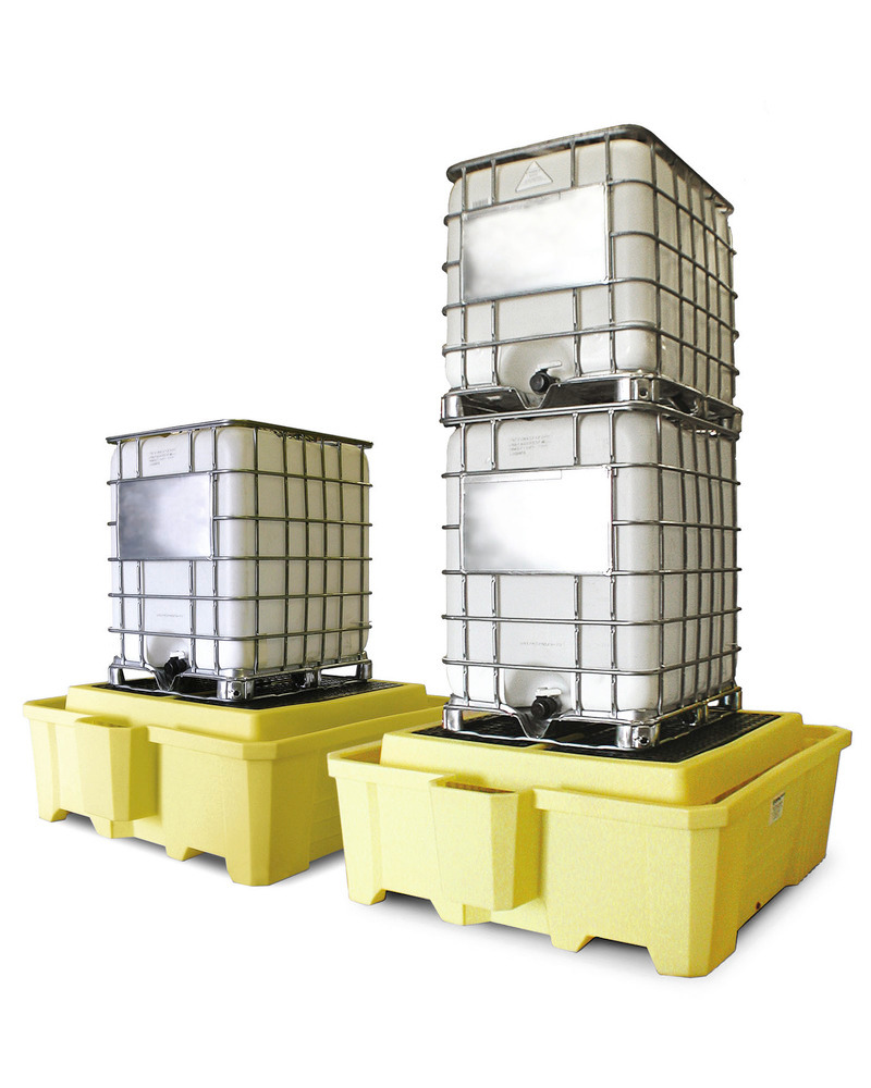 IBC Sump with Dispensing Well for one or two stacked IBC