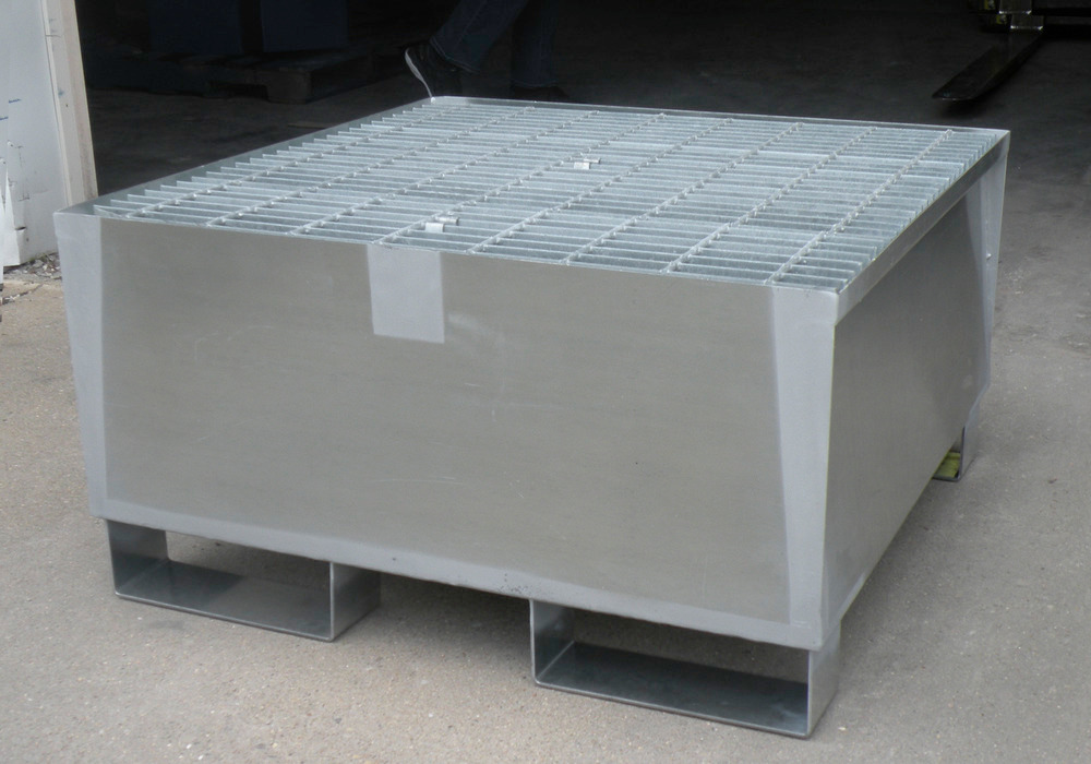 Spill Containment Pallet 1 Drum Capacity Removable Grating