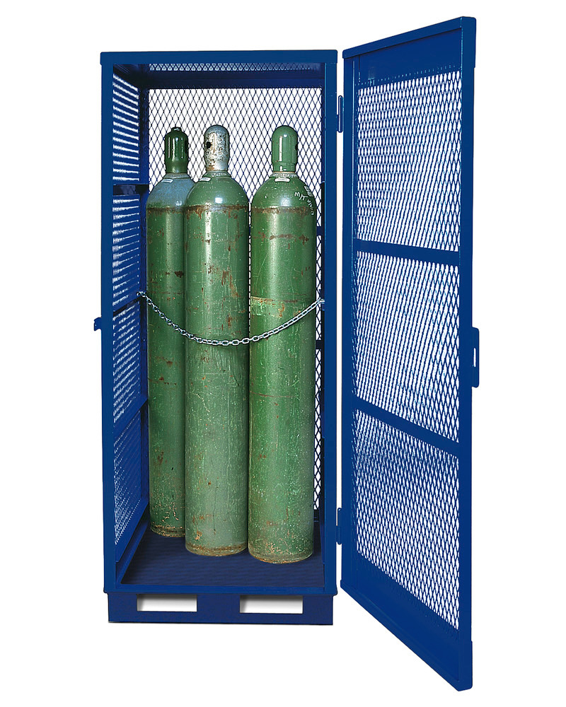Gas cylinder storage