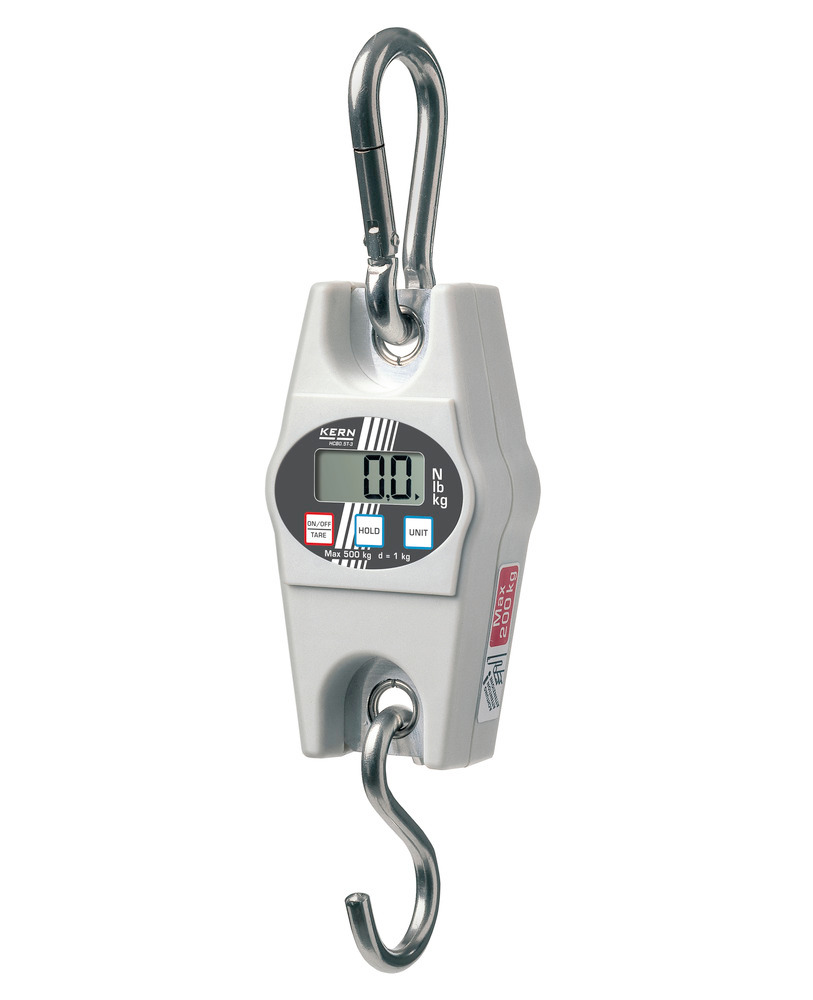 KERN hanging scale HCB, up to 200 kg, d = 500 g
