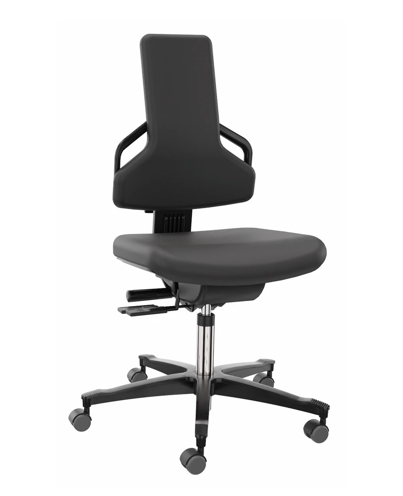 Pracovná stolička Premium, koženková