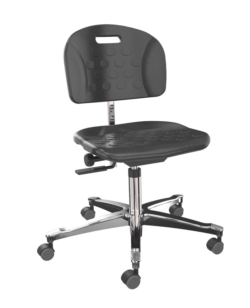 Work chair PU, aluminium base