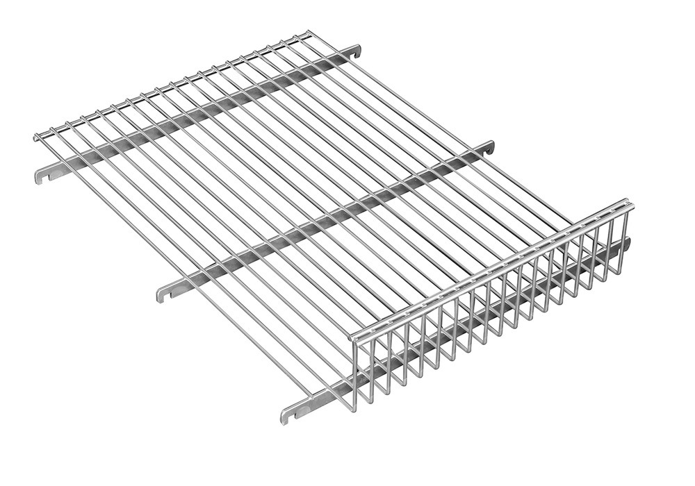 Mesh shelf for steel roll box pallets 460 x 640 mm, with edge