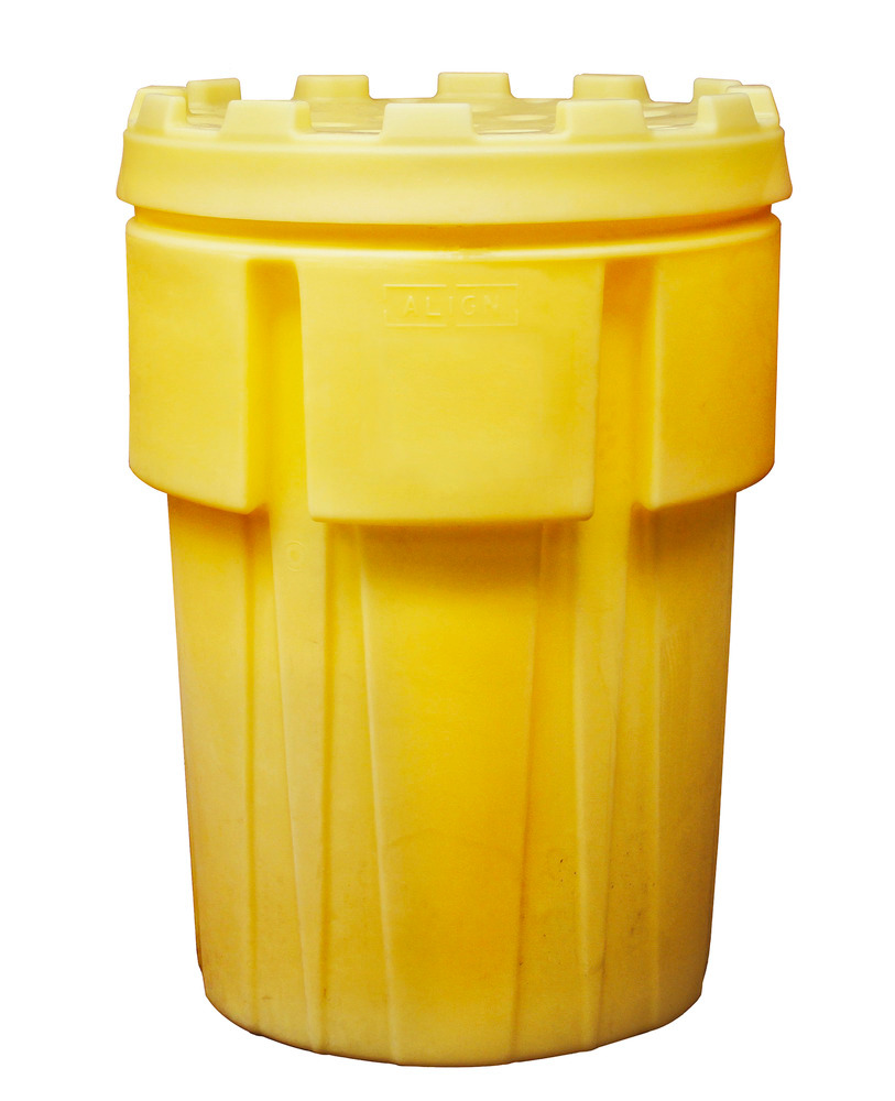 Drum overpack in polyethylene (PE), with UN approval and screw lid, 390 litre volume