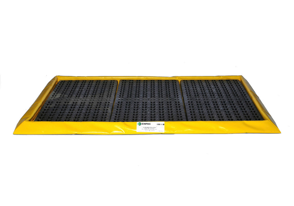 Flexible Spill Containment Sump For 6 Drum with Grating 36 Gallon