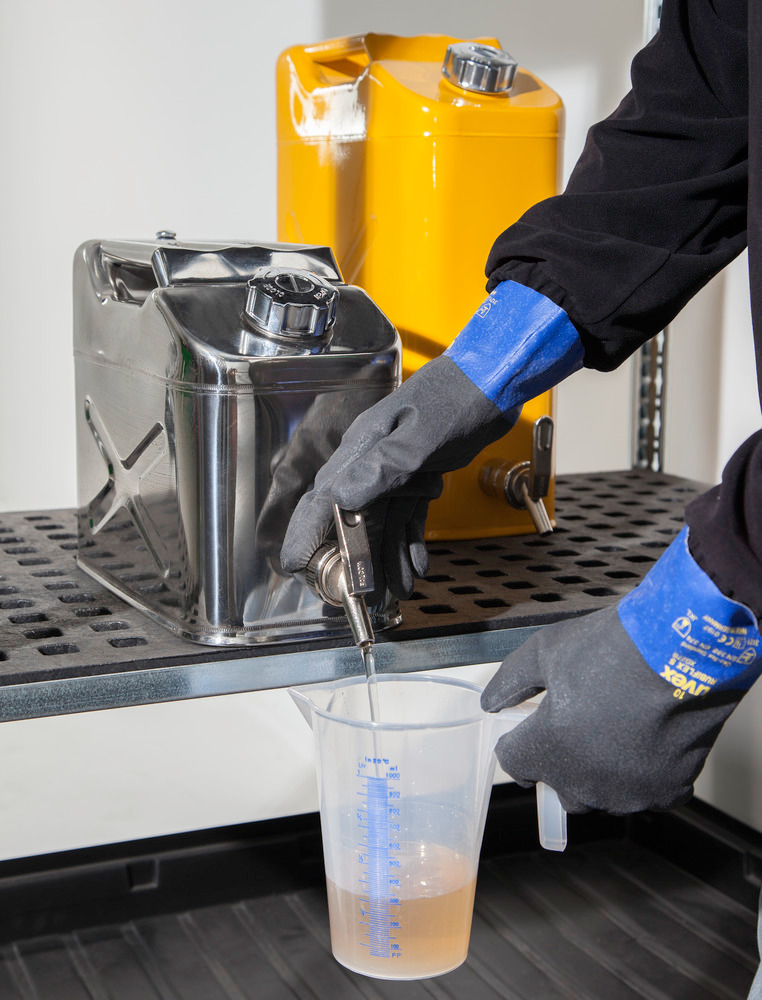 Safety Container 20Liter Stainless Steel Dosing Tap Flammable