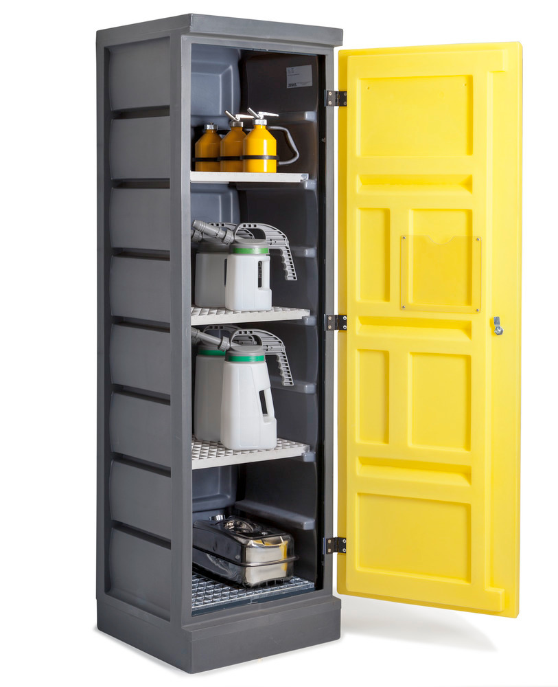 PolyStore, 24.0 inch width, with interior equipment made of stainless steel