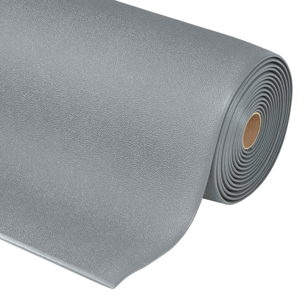 Vinyl foam with structured surface, grey