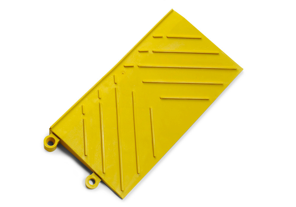 Anti-Ermüdungs-Fliese Sicherheitskante DF, weibliche Verbindung, PVC, gelb,15,2 cm x 30,5 cm