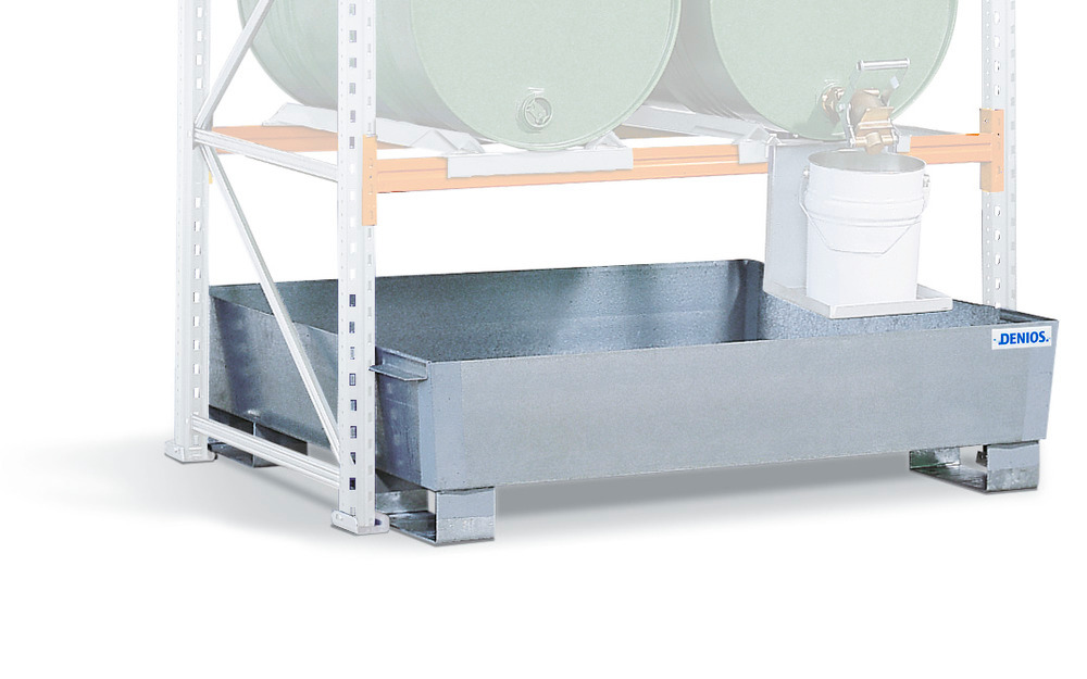 Spill Containment Sump for Racks, Width 54 inches