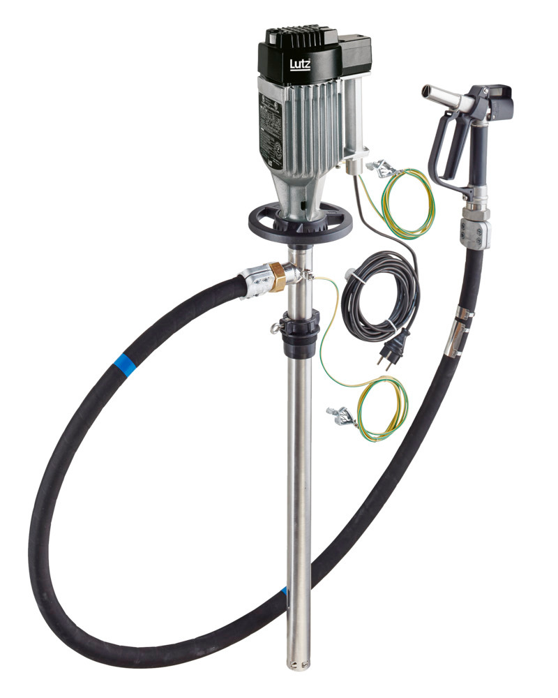 Lutz Drum Pump PURE for Food and Cosmetics 47" Electric SS