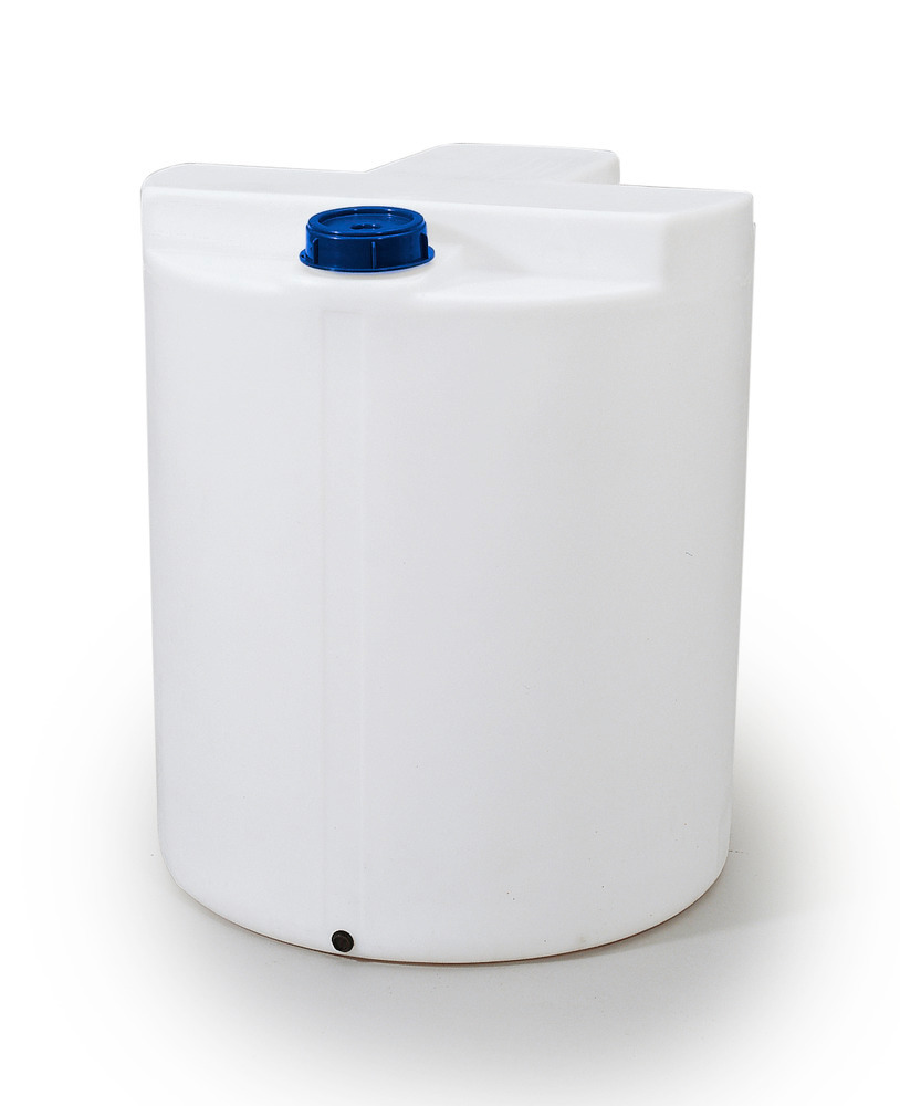 Lager- og doseringsbeholder i polyetylen (PE), 1000 liters volumen, transparent