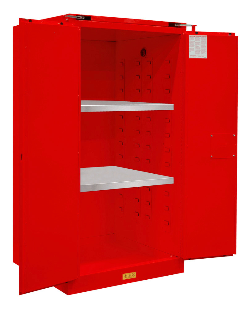 Flammable Safety 60 Gallon FM Approved SelfClosing Door Red 1060S17