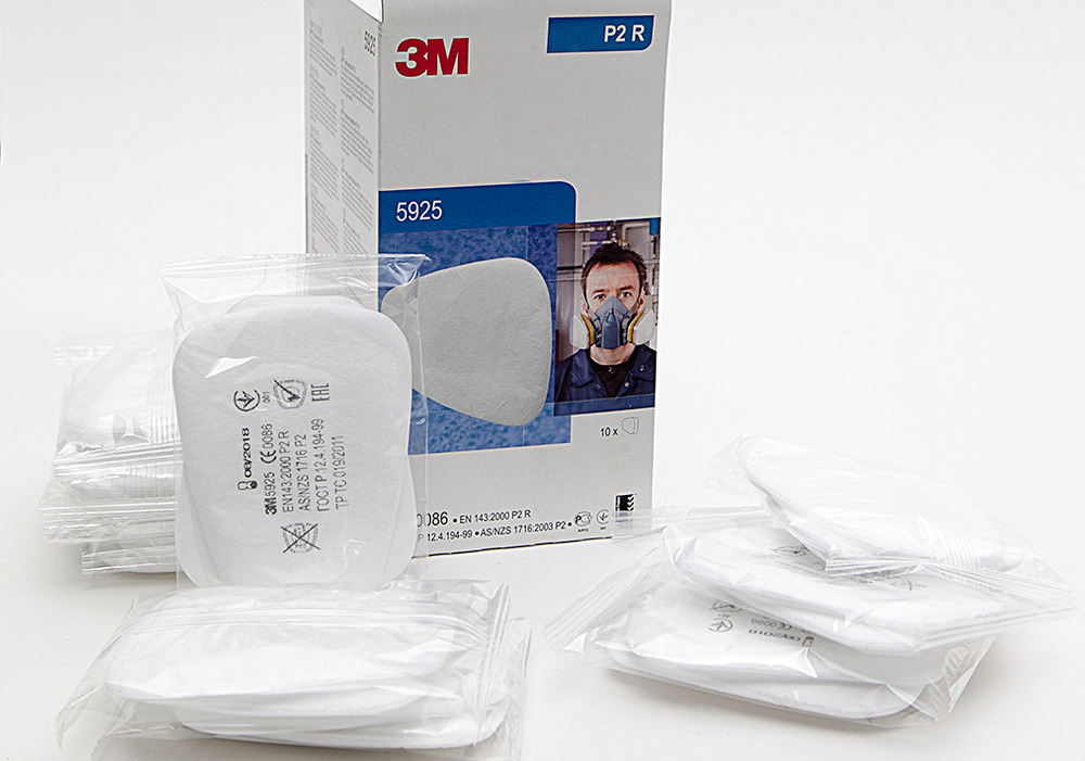 3M Particle filter 5925P2, protection level P2, Pack = 2 pieces