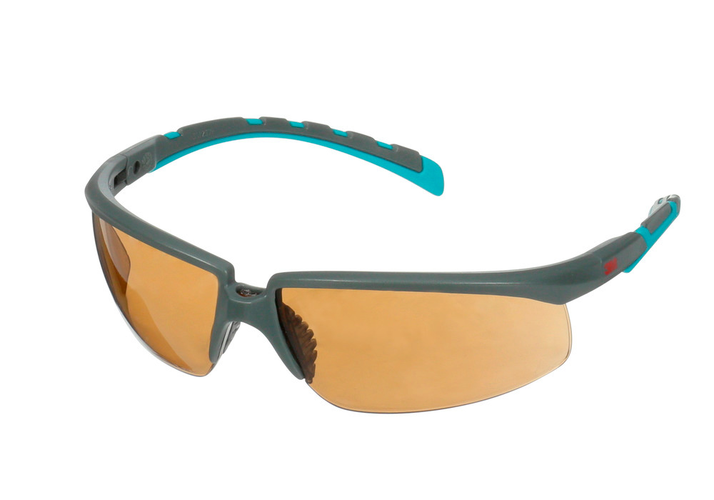 Occhiali di protezione 3M Solus 2000, marroni, lente in policarbonato, S2005SGAF-BGR