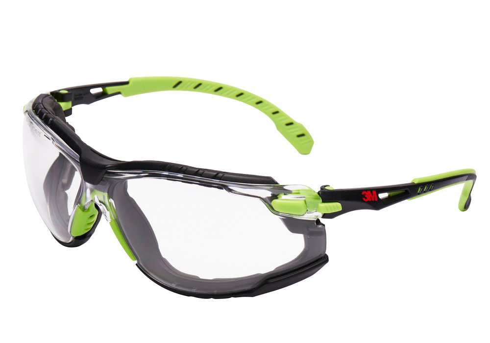 3M beskyttelsesbriller Solus 1000, sæt, klar, polycarbonat-glas, S1201SGAFKT