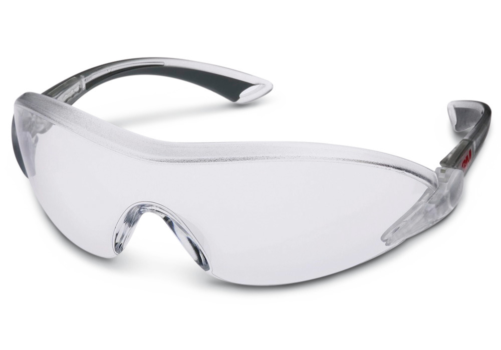 Occhiali di protezione 3M 2840, programma Comfort, con lente in policarbonato trasparente, AS/AF/UV