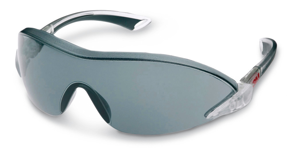 3M safety glasses 2841, Comfort, grey, polycarbonate, adjustable arm length and angle, AS/AF/UV