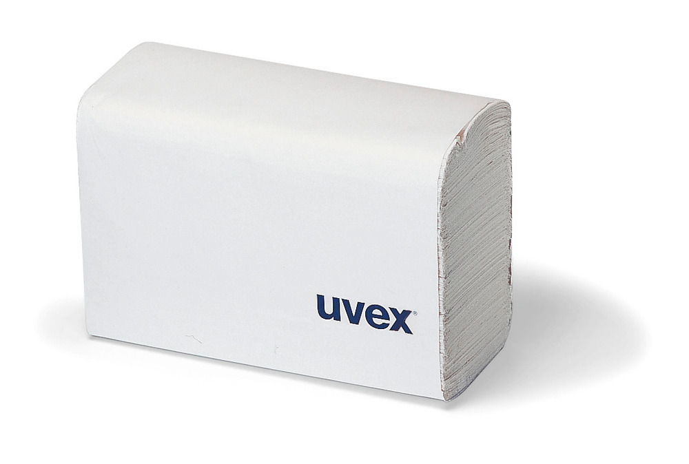 uvex rengøringspapir 997100, silikonefri, til uvex brille rengøringsstation, ca. 700 ark