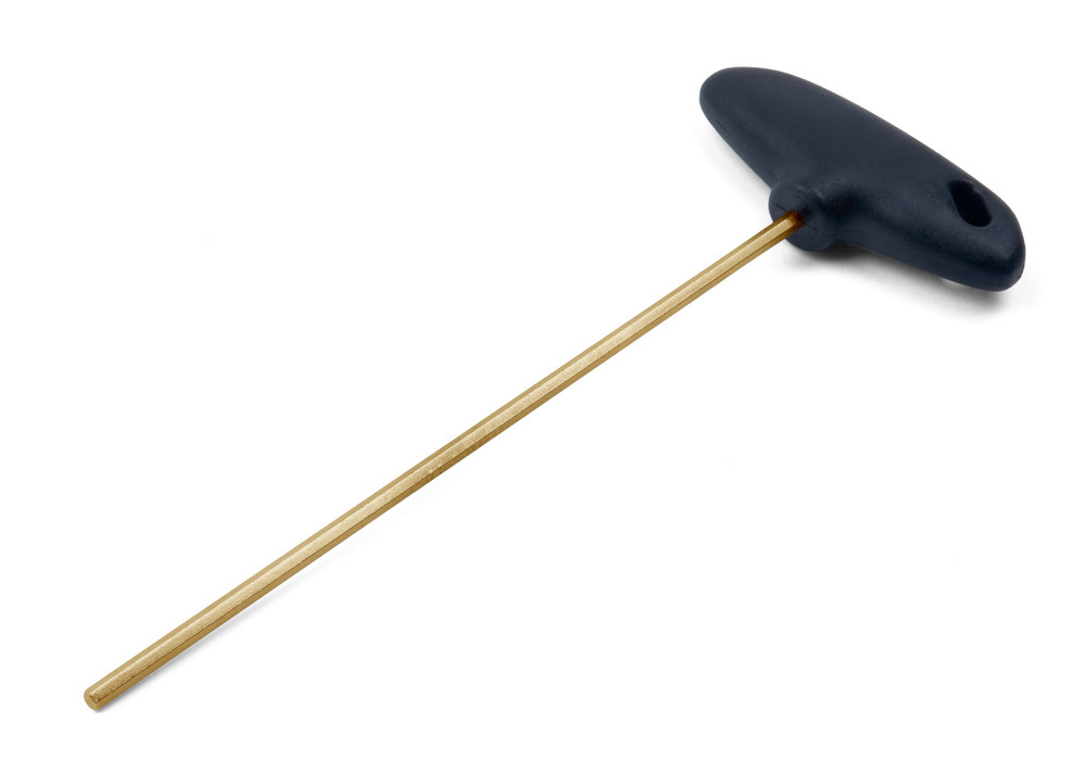 Insexnyckel med T-skaft, 14 x 100 mm, brons, gnistfri, för ex-zoner