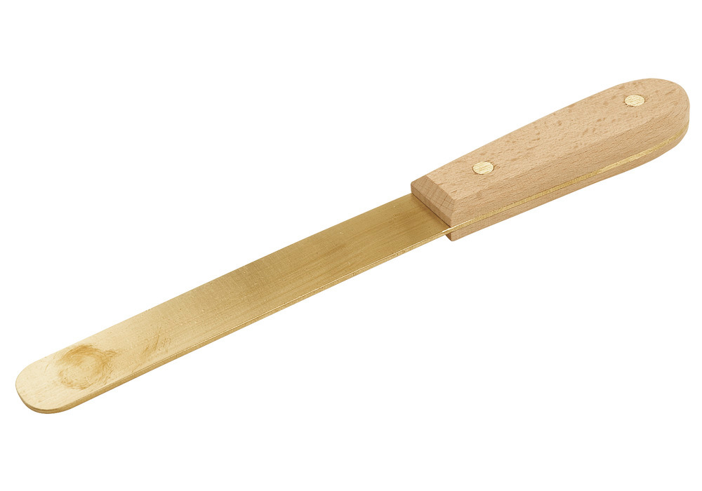 Putty knife, blade 40 x 230 mm, special bronze, spark-free, for Ex zones