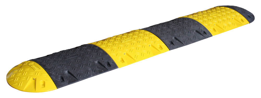 Próg zwalniający, żółto-czarny, dostępny w 2 różnych rozmiarach