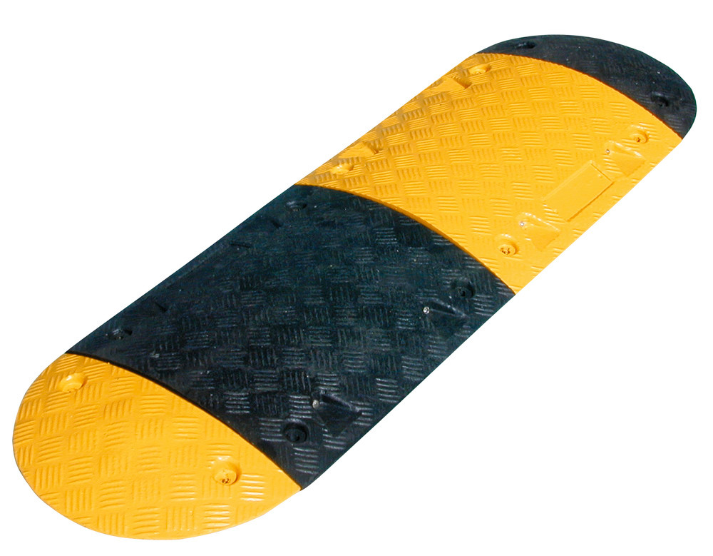 Speed ramps, middle part, yellow, speed up to 20 km/ h, 50 mm high