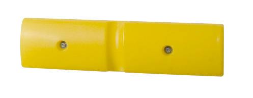 Wand-Schutzprofil 500, aus Polyethylen (PE), gelb, 500 x 50 x 125 mm, Set = 2 Stück