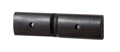 Protector de pared 500, en PE, negro, (LxHxB mm) 500x50x125, set = 2 unidades
