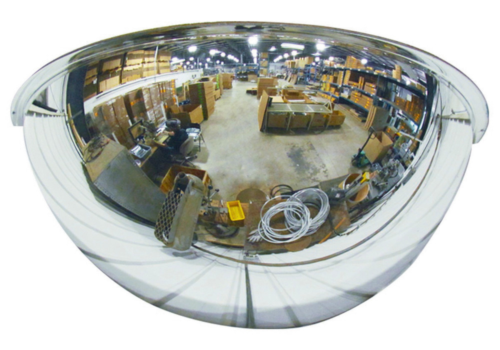 Acrylic Mirrors 180° Half Dome 28" Lightweight Hanging Hardware