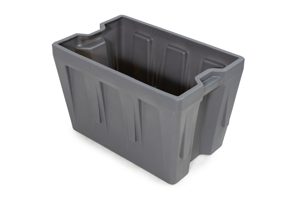 Box insert in polyethylene (PE) for stacking containers PolyPro 260 litre, 437 x 685 x 440 mm
