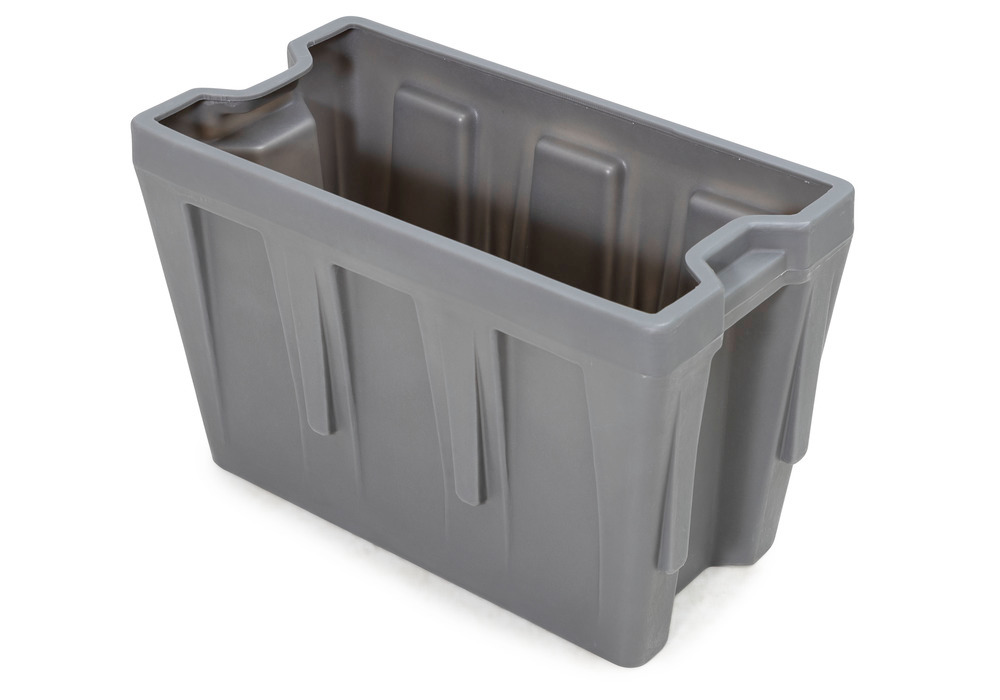 Vložný box z polyethylenu (PE), pro stohovatelné nádoby PolyPro 300 litrů, 351 x 667 x 440 mm