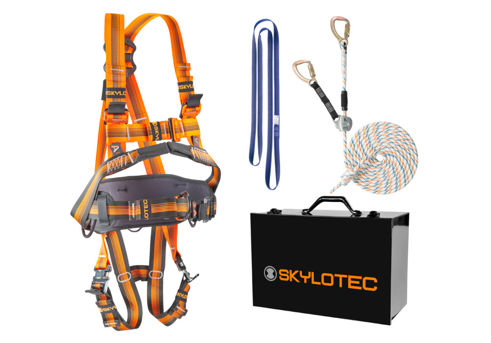 Safety harness Comfort set EXTRA, including harness, fall arrest system