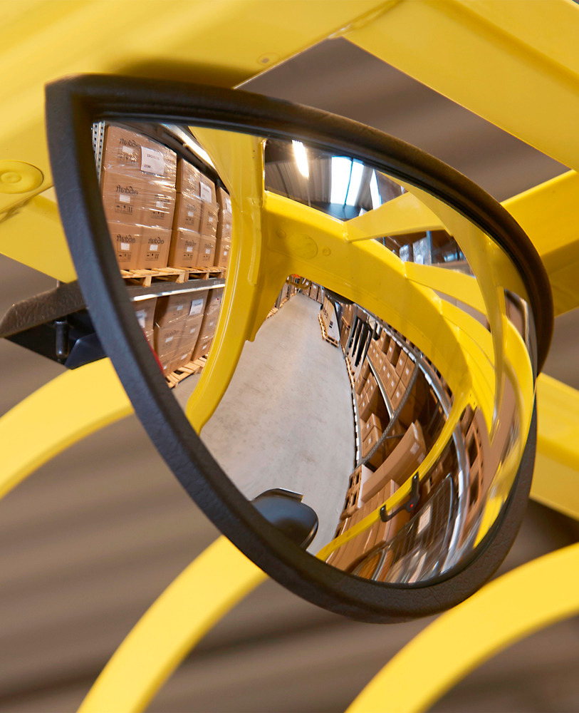 Heyner specchio panoramico grandangolo 43cm x 8cm EXTRA LARGE per auto bus carrello 