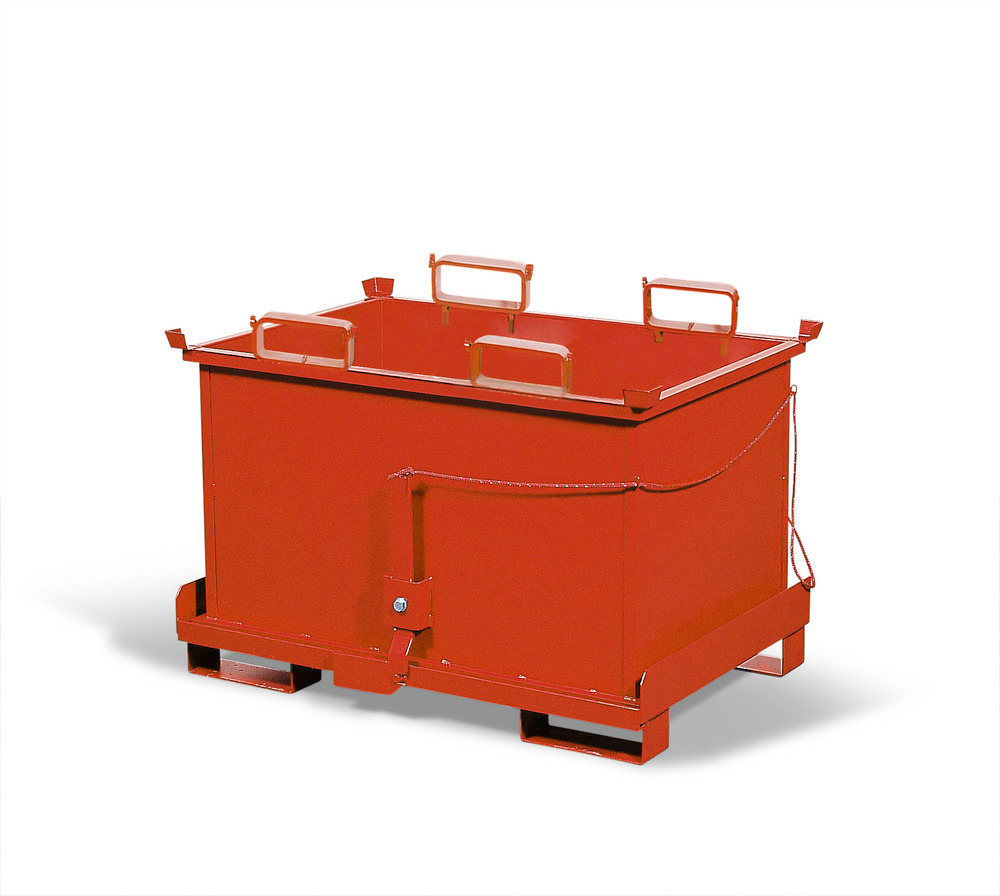 Chippings / shavings skips are available in 3 sizes with capacities from 500 to 1000 litres