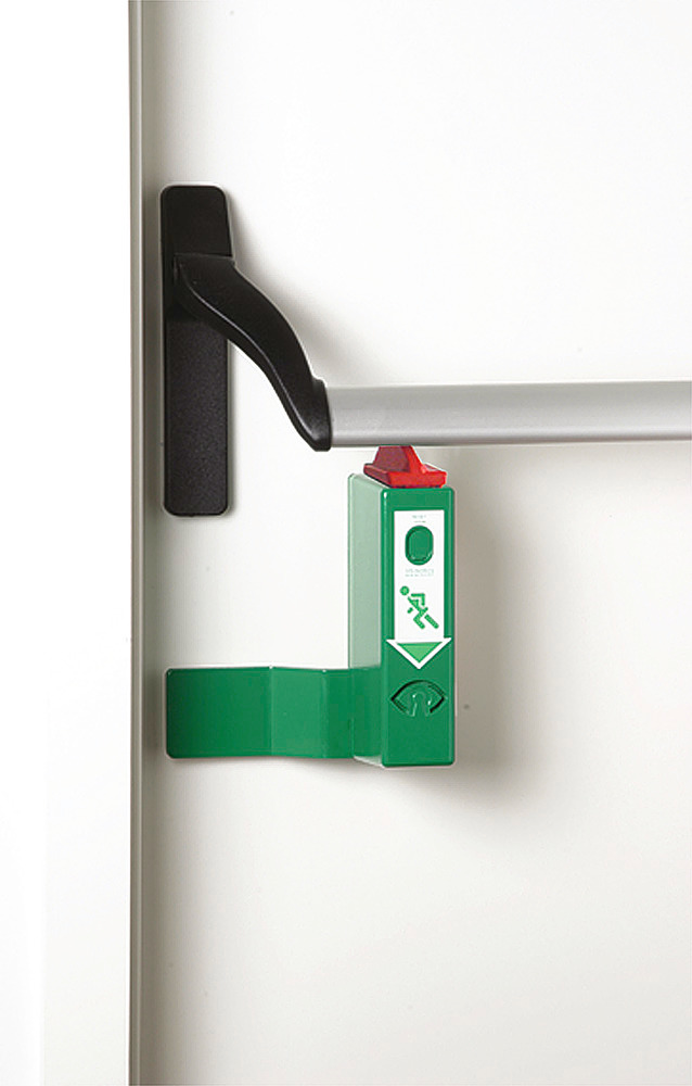 Türwächter Mit Rundzylinder - Sicherheitsalarm Für Türen Grün
