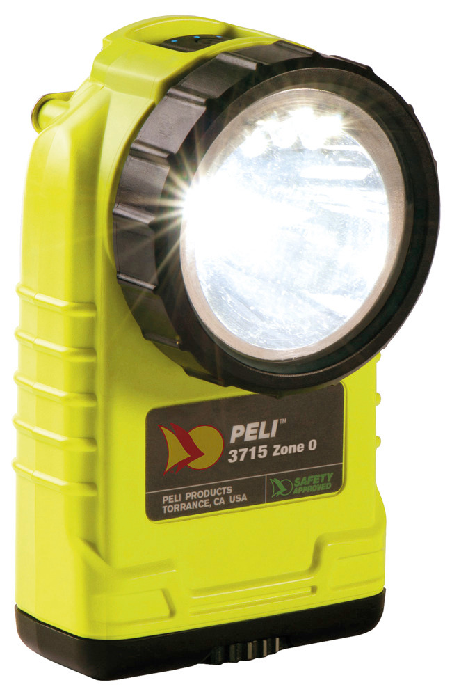 Torcia a LED antideflagrante 3715-ZO, colore giallo, per zona Ex 0