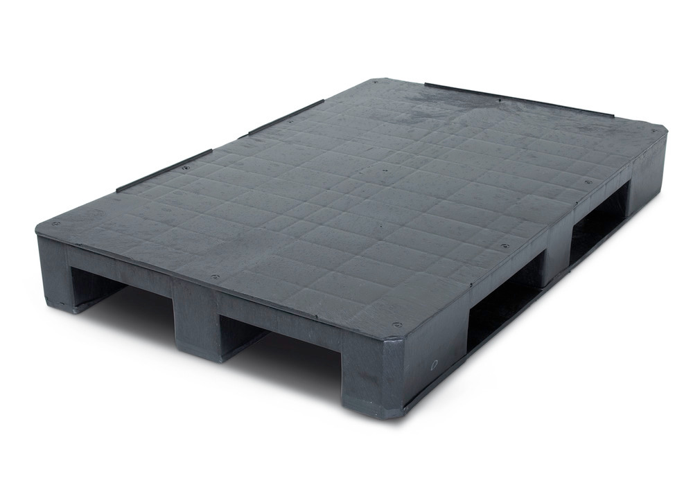 Euro pallet 831-K, heavy duty, made from plastic, with 9 feet, nestable
