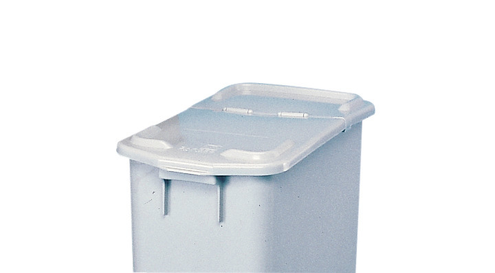 Tampa para contentores de reciclagem em polipropileno (PP) com volume de 60 litros