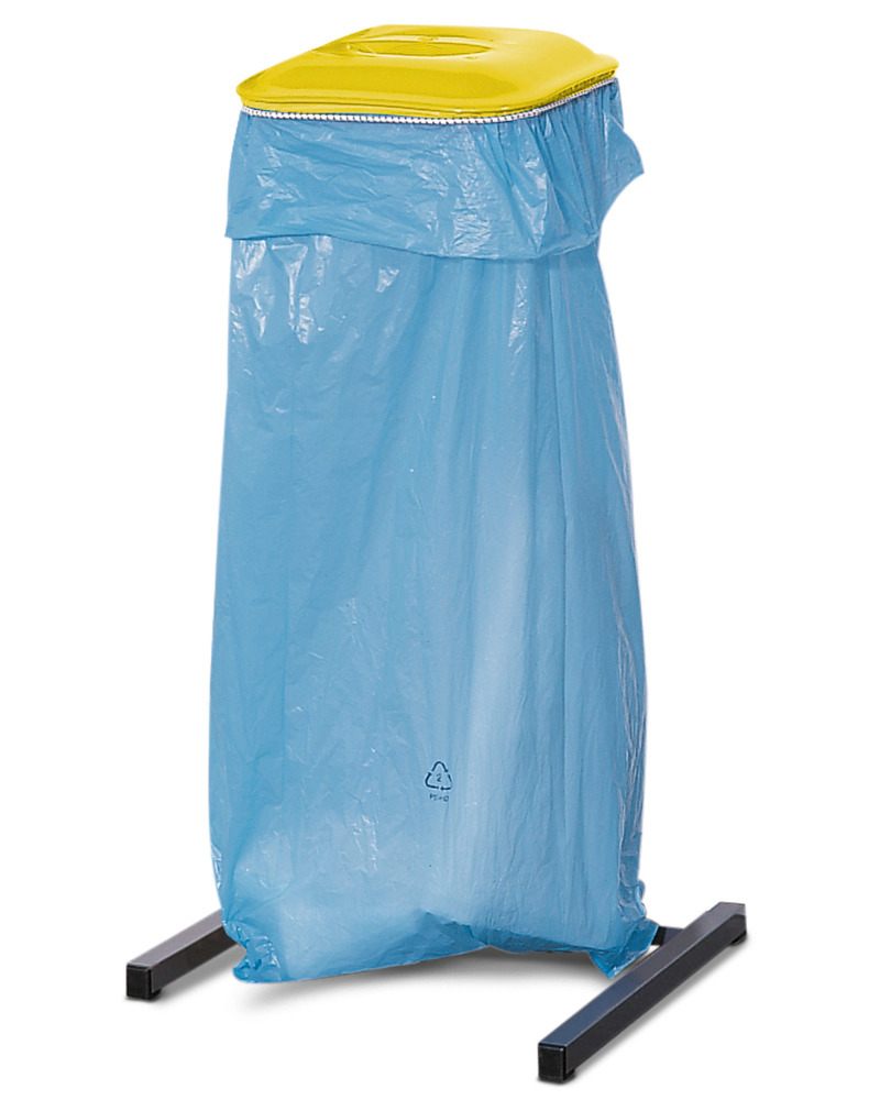 Suporte para sacos de resíduos como aparelho de suporte próprio, para 1 saco