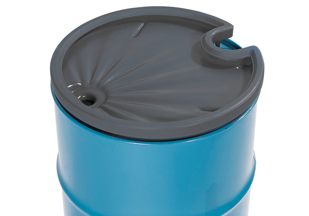 Imbuto FALCON in polietilene (PE) per fusti, 5 litri, con filtro