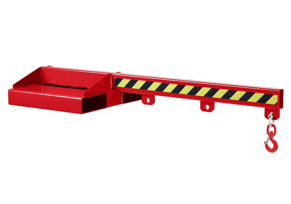 Load arm, 1500 mm, load capacity 250 - 1000 kg, red