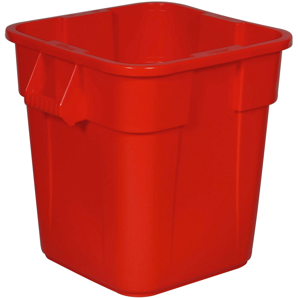 Universalbehållare av polyetylen (PE), volym 105 liter, röd